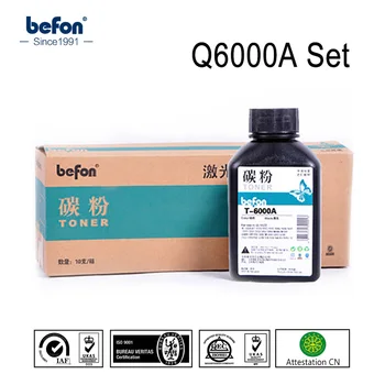 Befon Reumplut Praf de Toner compatibil pentru HP Q6000A Q6001A Q6002A Q6003A 6000 6001 6002 Color Laserjet 2600 1600 2605N 2605
