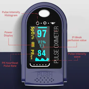 SP-01 OLED Ecran Colorat Degetul Clip Oximetru Fara Baterie Utilizare Acasă Oximetru Saturația de Oxigen din Sânge Monitor