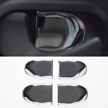 4buc interior din oțel inoxidabil interior usa maner capac castron garnitura pentru Dacia Renault Duster 1 GEN și Nissan Terrano