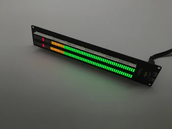 60 LED-uri Stereo de Muzică Spectru de Afișare Analizor Audio Stereo Indicator de Nivel ritm VU METRU PENTRU MP3 PC Amplificator