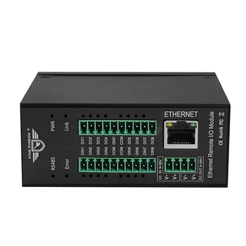 Ethernet Modul de Achiziție de Date 8 Intrări RTD Sprijină PT100 sau PT1000 modbus tcp io modulul de Monitorizare a Temperaturii M340T