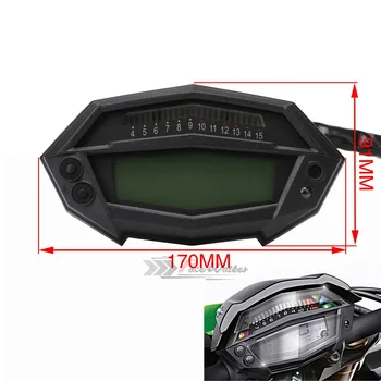 Motocicleta tahometru oră metru digital, vitezometru, indicator de viteze motociclete piese pentru kawasaki Z1000