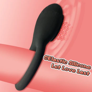 Unisex Masculin Penisului Cockring Vibrator Stimulator Clitoridian Silicon Vibrator Inel Intarziere Ejaculare de Sex Produse pentru Cuplu