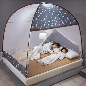 2020 Nou Spori Yurt Plase de Instalare Gratuit Pliante, Ușă Dublă, Dormitor Plasă de Țânțari Dragoste inima-Anti-tantari Mosquito Net