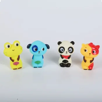 4buc Animal Interactiv Marionetă Deget Papusa Set de Învățământ Cunoaștere Desene animate Jucării pentru Băieți și Fete de Ziua Populare Cadouri