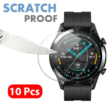 10buc Premium din Sticla Temperata Pentru Huawei Watch Gt GT 2 46mm Smartwatch Ecran Protector Explozie-Dovada Filmul Accesorii