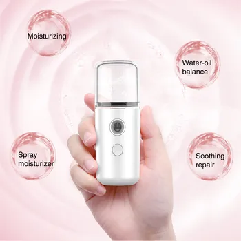 Portabil 30ml Mini Spray de Fata Nano Ceață Pulverizator Faciale Corpul Nebulizator Vapor Hidratare de Îngrijire a Pielii de Frumusete Instrumente