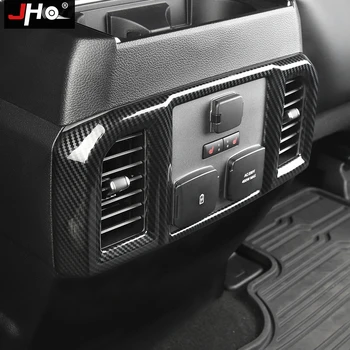JHO ABS Carbon Cereale din Spate Consola centrala Panou de Ventilație de Evacuare Capac Ornamental Pentru Ford F150 RAPTOR-2020 2018 2019 2017 Accesorii