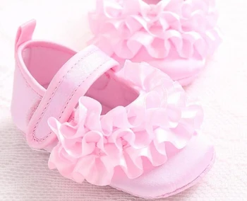 Pantofi pentru copii fete nou-născut blk swan satin pantofi pentru sugari prewalkers fetițe crib pantofi Non-alunecare de Încălțăminte christenning nunta