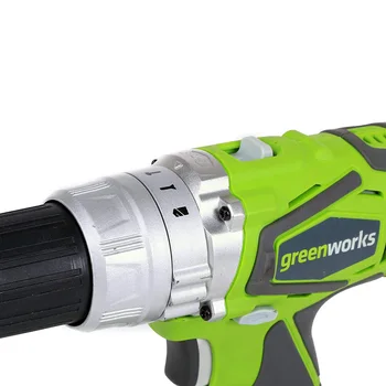 Greenworks 24V Dublu Electric de Viteza Screwdrvier 60N.m Impactului masina de Gaurit cu Acumulator Reincarcabil de uz Casnic Unelte electrice