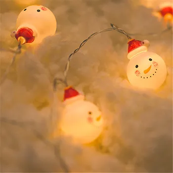 Decorațiuni pentru Bradul de crăciun Unicorn om de Zăpadă Ghirlandă cu LED-uri Lumini Șir pentru Acasă 2021 Ornamente de Crăciun Navidad Natal de Anul Nou