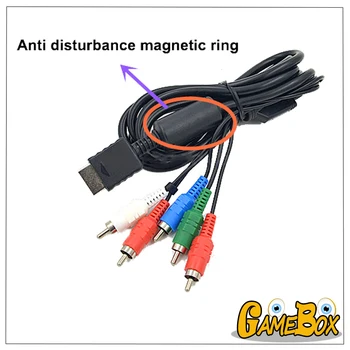 5pcs AV Audio Video, Cablu Component, Cablu pentru Sony PS2 Component AV cable pentru PS3 PS2 Joc de Cablu