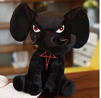 2020 New Sosire Negru Elefant Câine Diavolul Păpușă de Pluș Iepure Pentagrama Pentru Copii cadou de Ziua de nastere