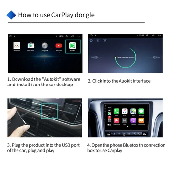 Carlinkit Wireless Carplay Smart Link-ul Apple CarPlay Dongle pentru Android de Navigare Player Mini USB Carplay cu Android Auto