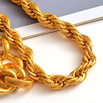Noul design de Metal Colier de Aur de Înaltă calitate Doamnelor bijuterii coliere en-Gros de Accesorii Pentru femei