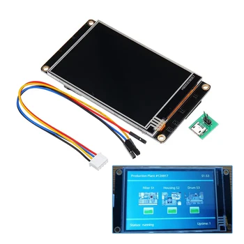 Nextion Îmbunătățită NX4832K035 3.5 Inch HMI Inteligent Inteligent USART UART Serial Touch TFT LCD Ecran Module Panou de Afișaj Pentru Cea