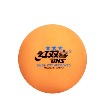 DHS 2018 Nou de 3 Stele D40+ (Portocaliu) mingilor de Tenis de Masă (3 Stele Păreau ABS Bile) de Plastic Poly Mingi de Ping Pong