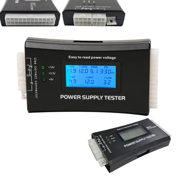 Alimentare Tester Digital 20/24 Pin Display LCD de Calculator PC a Verifica Rapid Banca de Alimentare de Putere Măsurarea Testerul de Diagnosticare Instrumente