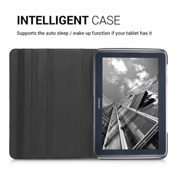 Ultra Slim din Piele PU Caz Pentru Samsung Galaxy Note 10.1 GT-N8000 Capacul suportului Note 10.1 2012 N8010 N8013 N8020 Tableta Cazuri Capa