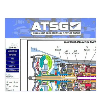 Auto Software-ul de Reparații ATSG 2017 (Transmisii Automate Grup de Servicii de Reparații de Informații) Manual de Reparații Software-ul de Diagnosticare