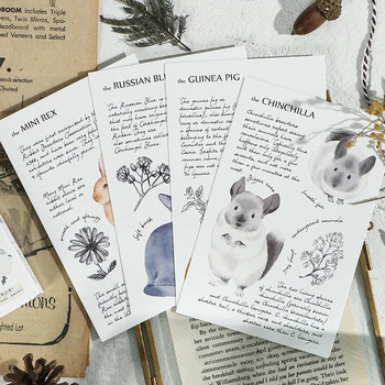 30pcs Animale Ilustrate Manual de Stil Carte Ca Invitatie la Petrecere DIY Decorare Card Cadou Mesaj Carte Poștală