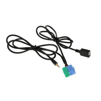 Audio de 3,5 AUX Jack de Conectare Conector de Sârmă, Cabluri de Date pentru Mini-ISO Chitara