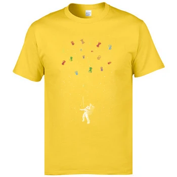 Spațiu, Astronaut Diabolo Circ Tricou din Bumbac de Brand Nou de Tricouri pentru Barbati cu Maneci Scurte Tipărite Tricou Camiseta Transport Gratuit