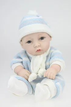 12 țoli Renăscut Papusa Băieți Fete 28CM Silicon Renăscut Baby Doll Poate de Baie Realiste Bebe Bonecas Cadouri de Craciun