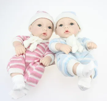 12 țoli Renăscut Papusa Băieți Fete 28CM Silicon Renăscut Baby Doll Poate de Baie Realiste Bebe Bonecas Cadouri de Craciun