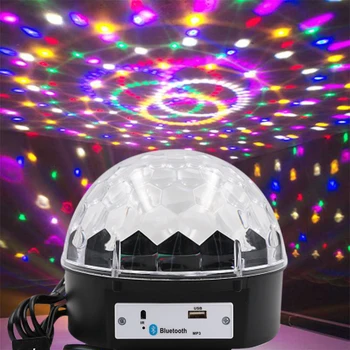 Crystal Magic Ball Light Bluetooth 4.0 Proiector Control Vocal Consumabile de Nunta Muzica a CONDUS Lumina Colorate MP3 Difuzor