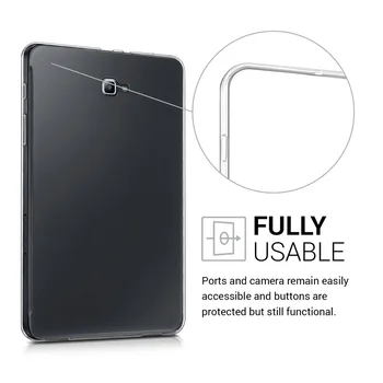 Transparent TPU rezistent la Șocuri husa pentru Samsung Galaxy Tab Un A6 10.1 Inch SM-T585 T580N 2016 Ultra-subțire, Durabil Cazul Shell