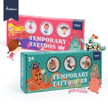 Jucarii copii Impermeabil Tatuaj Temporar Autocolante Unghiilor kit Art Craft Set Fete Jucării Pentru Copii Moda MiDeer Petrecere Joc
