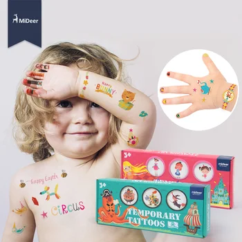 Jucarii copii Impermeabil Tatuaj Temporar Autocolante Unghiilor kit Art Craft Set Fete Jucării Pentru Copii Moda MiDeer Petrecere Joc