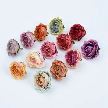 4CM de Înaltă calitate de Mătase Retro trandafiri vaze pentru decor acasă fals floristica flori artificiale nunta perete diy cadou mireasa lucru manual