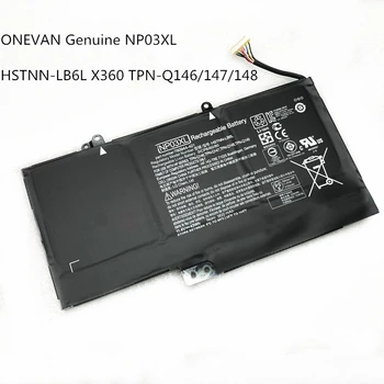 ONEVAN Reale NP03XL bateriei pentru HP ENVY X360 15-u060nz 15-u060nb 15-u061nz TPN-Q146 TPN-Q147 HSTNN-LB6L 760944-541