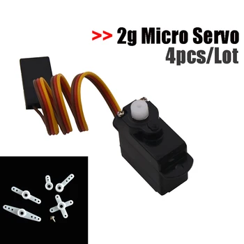 4buc/Pachet material Plastic Gear Micro Servo 2.2 g 2g Gotek pentru Trex Heli Rc Camion Masina
