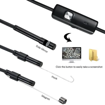 USB Mini HD 1080p Camera Endoscop 1m 2m 5m Flexibil Greu de Cablu Șarpe Puncte de Inspecție Camera pentru Android Smartphone PC