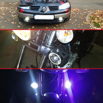 2 buc Motocicleta Faruri Fata Reflectoarelor 12V U7 Lumină LED-uri Lampă de Ceață Pentru Honda cbf 1000 600 600f cbr 600 f 650f 900 rr 250 r