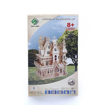 3D Adult Victorian Construirea Modelului Kituri de case Papusa Copii Castel Cadou de Asamblare Jucărie de Învățământ Artizanat pentru Copii din Lemn DIY