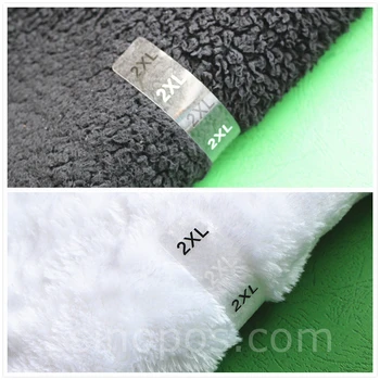 Dimensiunea îmbrăcăminte Benzi Etichetă adezivă bandă transparentă etichete dreptunghiulare îmbrăcăminte îmbrăcăminte pantaloni haine pliate gramada de afișare etichetă autocolant
