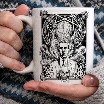 Întuneric Mitul Cthulhu Lovecraft Cani de Cafea Schimbă Culoarea Laptelui Cana Cana cel Mai bun Cadou pentru Prietenii tai