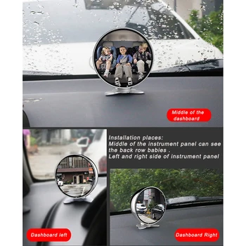 Multifunctional Oglinda Retrovizoare Mașina Înapoi A Scaunului Copil Oglinzi Reglabile Copii Monitor Auto De Siguranță Blind Spot Mirror Oglindă Cu Unghi Larg
