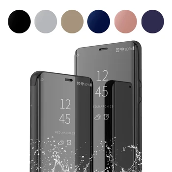 Capacul suportului efect de oglindă caz flip cu smartphone acoperire pentru Samsung Galaxy S20 FE (4G) 6.5