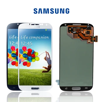 Original Amoled Lcd-uri de Asamblare Pentru Samsung Galaxy S4 i9506 i9500 i9505 i337 Ecran LCD Display cu Touch Screen Digitizer+cu Cadru