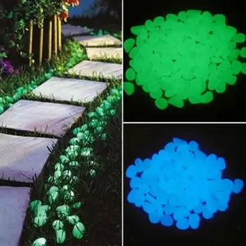 100buc Artificiale Noctilucent Piatra Luminoasa Amenajare a teritoriului Gradina Ornament Rezervor de Pește Acvariu Decor emițătoare de Lumină Piatra de Prundis