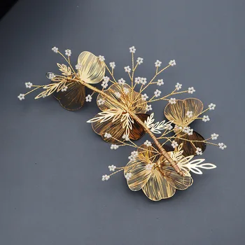 Noul metal floare tiara femei par a purta manual ornament de par Mireasa Accesorii de Par