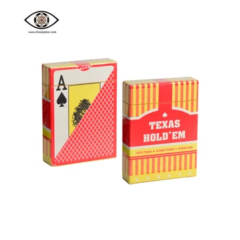 Anti Cheat Poker pentru Lentile de Contact din material Plastic Texas hold ' em Cărți de Joc Marcate Impermeabil Magic Party Deck Masă Tabla de Joc