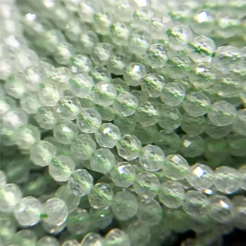 Margele mici Topazs Margele de Cristal Natural Margele Piatra Naturala Fatetate verde alb Margele Margele Vrac Pentru a Face Bijuterii DIY (38cm)