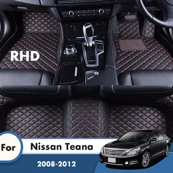 RHD Covoare Pentru Nissan Teana J32 2012 2011 2010 2009 2008 Piele Auto Covorase rezistent la apa Anti-Murdar Accesorii Auto Interior