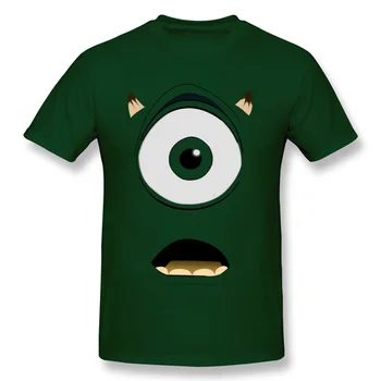 Mike Wazowski T-shirt 2019 Amuzant Mens Tricou Barbati Verde Geek Monstru de Imprimare T Tricoul Swag Hip Hop Streetwear Personalizate Cosplay Tee